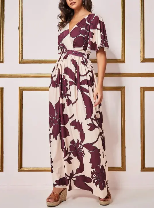 Robe d'allaitement maxi longue BOHEME MumAddikt Allaitement